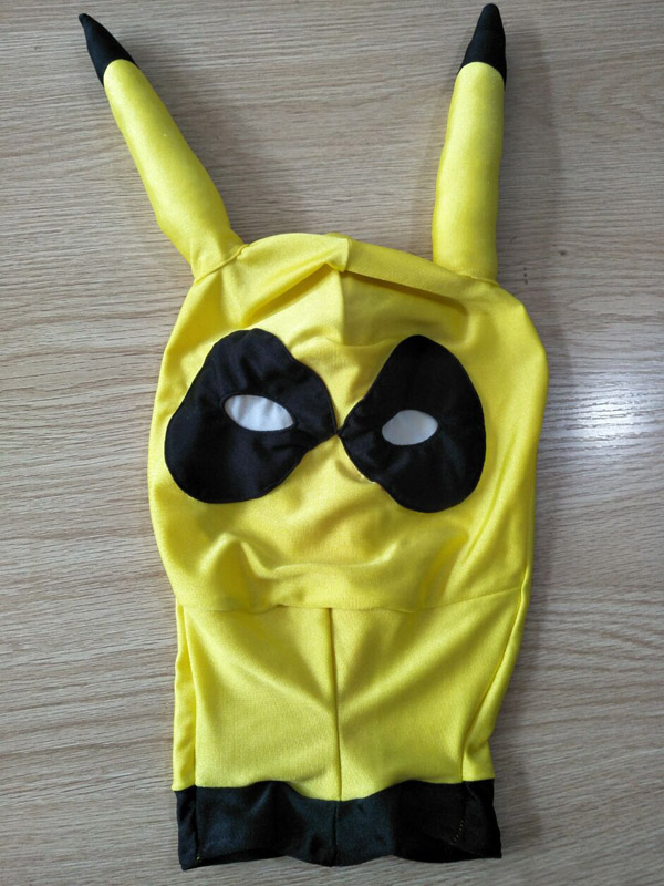 Deadpool Pikachu Superhero Cosplay Costume